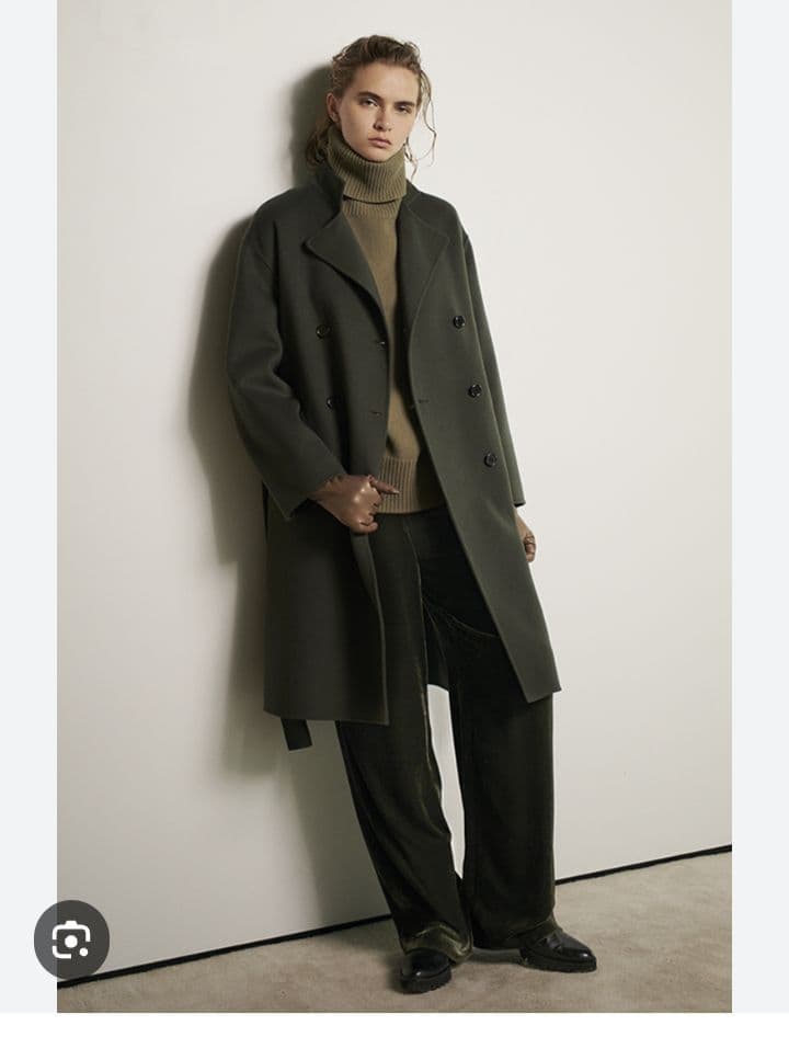 Theory ダブルフェイス ベルト　ロングコート