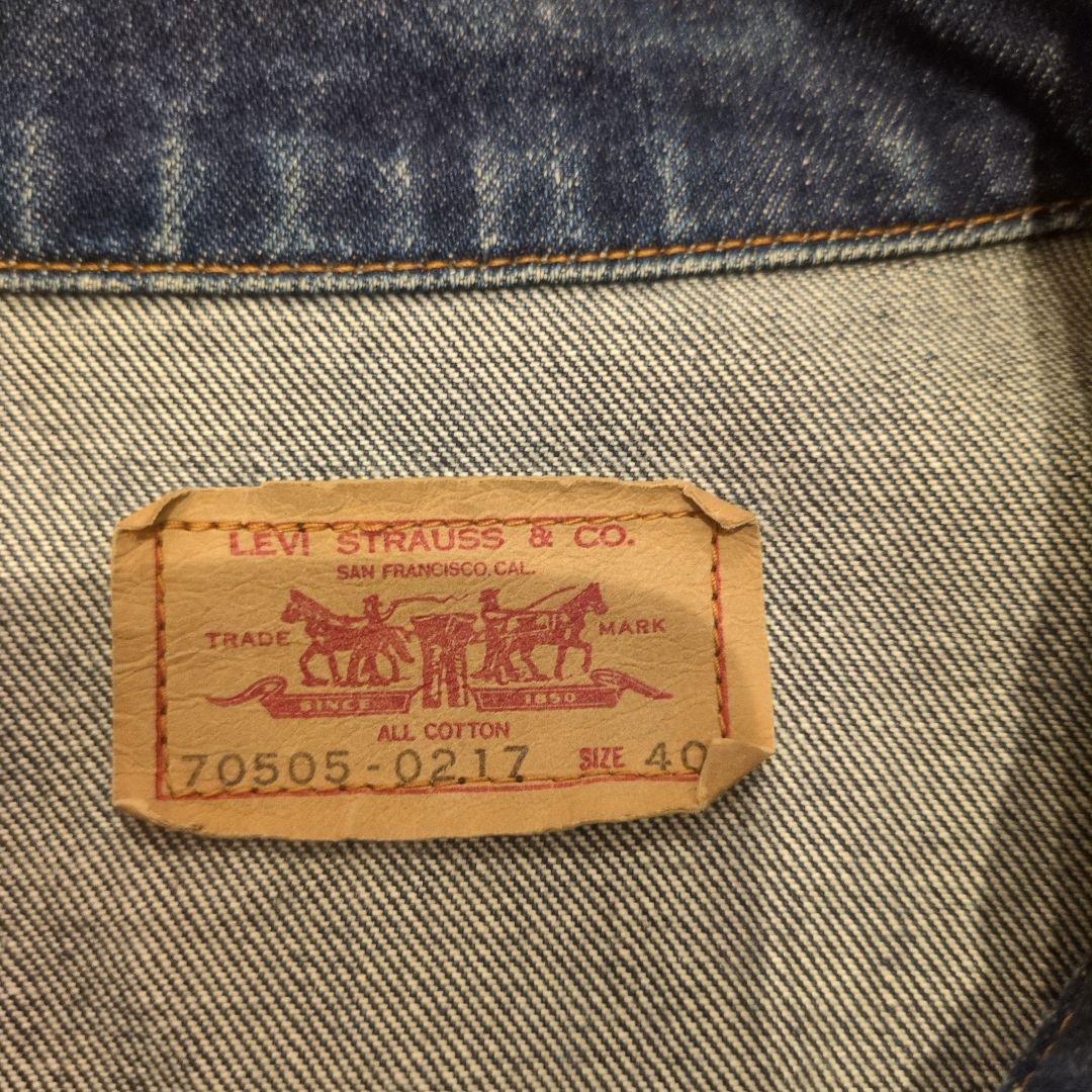 p*e様 Levi's 70505-0217 デニムジャケット インディゴ