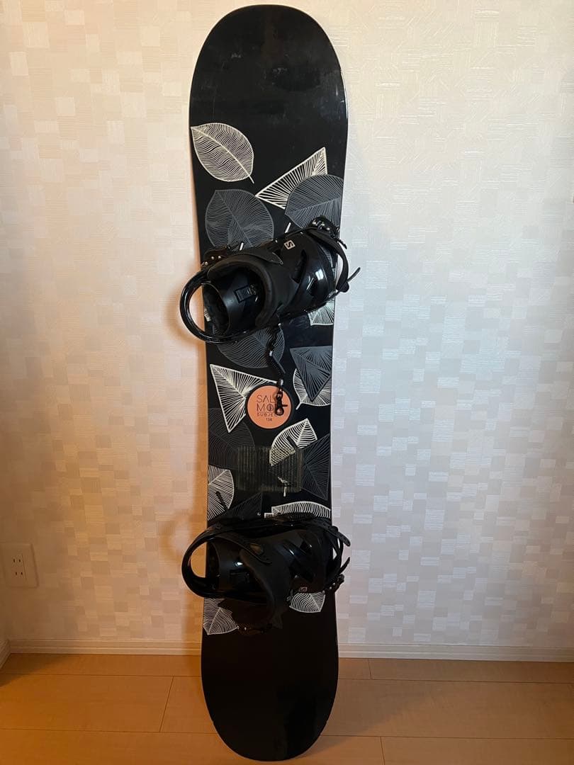 SALOMON SUBJECT 138 スノーボード　レディース 2点セット