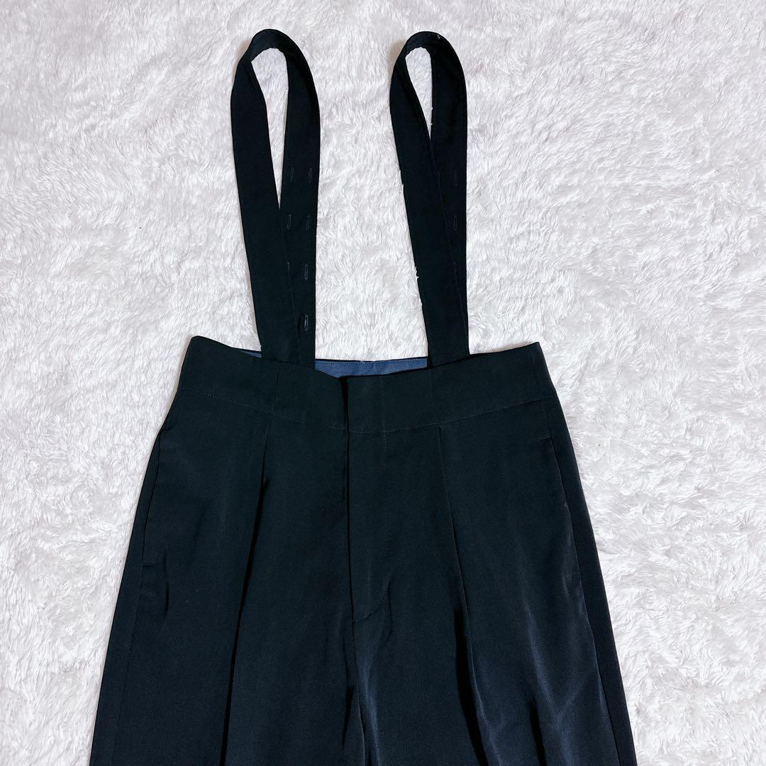 完売品！ enchar エンチャール サロペットパンツ ネイビー フリーサイズ