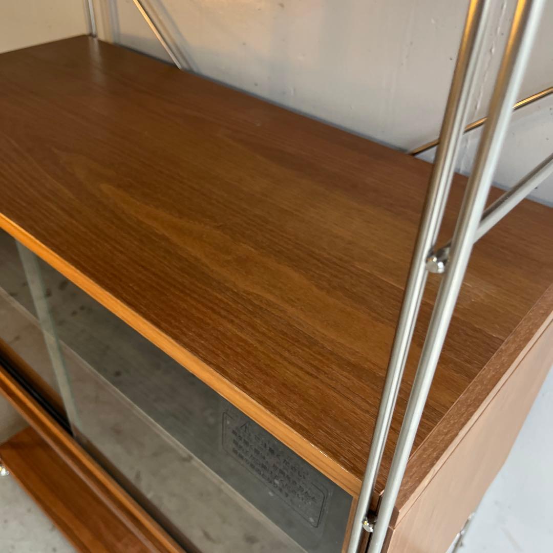 poseidonhan★無印ステンレスユニットシェルフ・カップボードセット