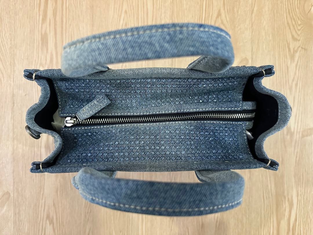 MARC JACOBS ザ クリスタル デニム トート バッグ スモール