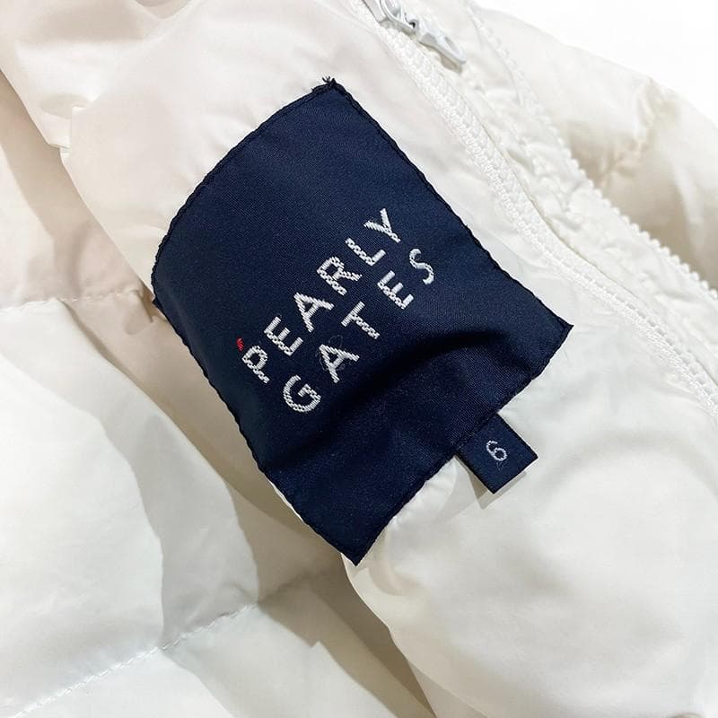 PEARLY GATES パーリーゲイツ ダウンジャケット 2way 白 6号