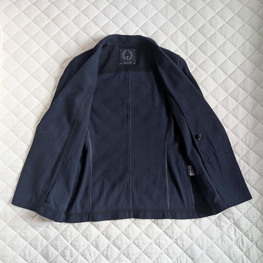 Masamichi　T-JACKET　ダブルジャケット　ネイビー　XS