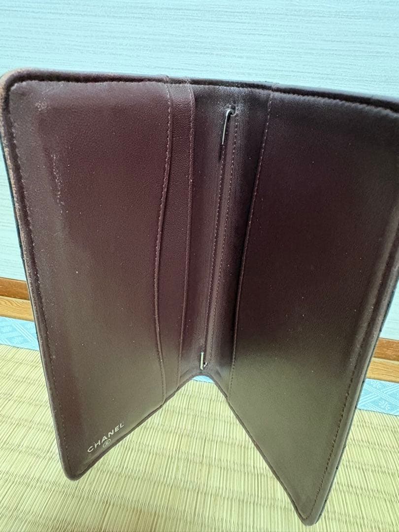 CHANELシャネル マトラッセ ラムスキン 手帳カバー