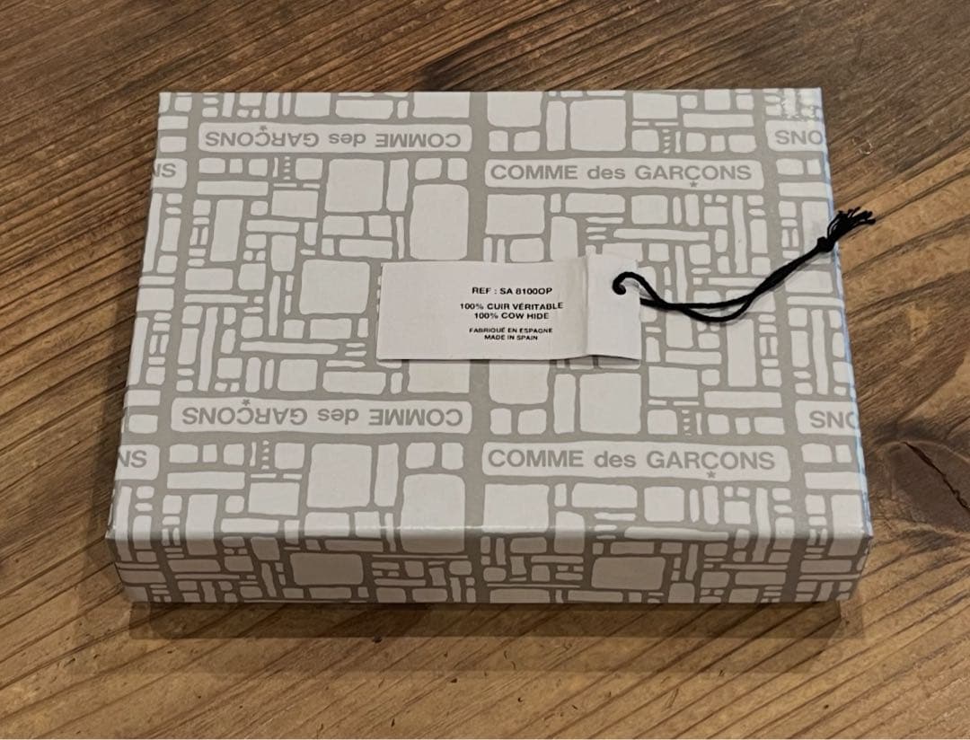 コムデギャルソン　OUTSIDE POCKET ZIP POUCH / ブラウン