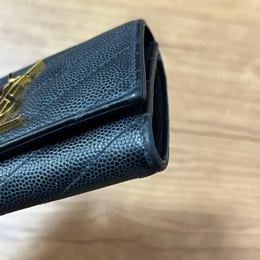 YSL ブラック レザー 6連 キーケース