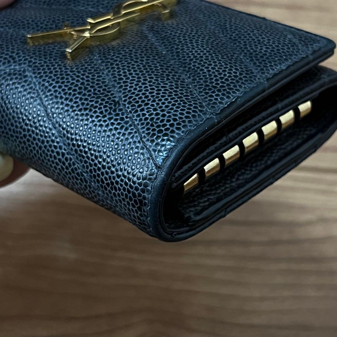 YSL ブラック レザー 6連 キーケース