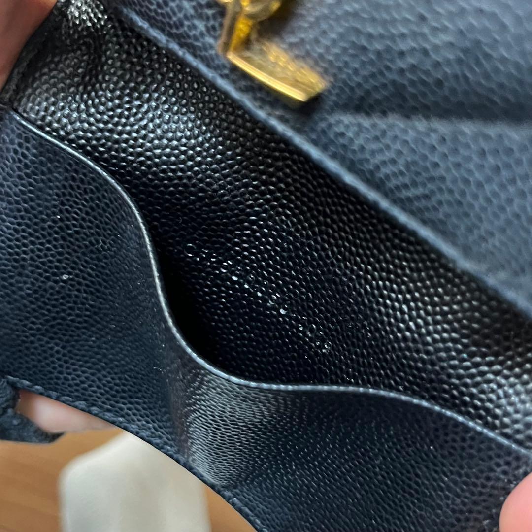 YSL ブラック レザー 6連 キーケース