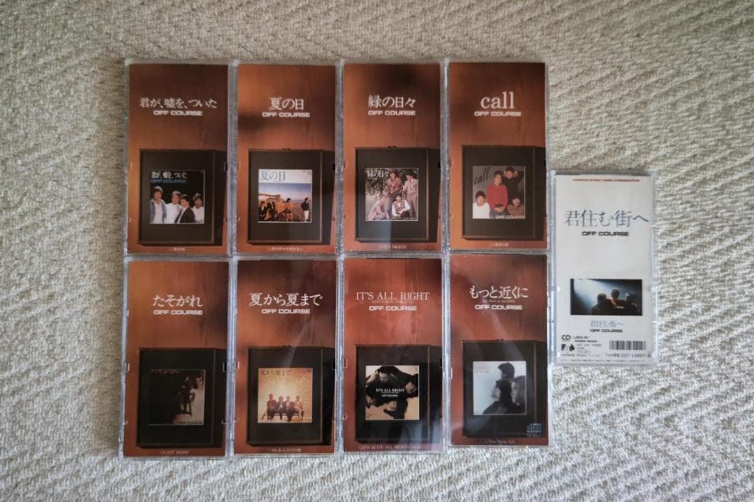 オフコース／８㎝シングルＣＤ９枚セット（＋１枚サービス品）