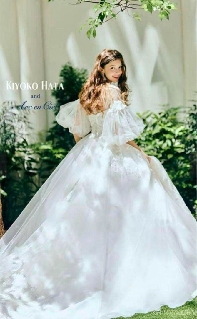 らぷ's SHOP【KIYOKO HATA】ウェディングドレス　9〜12号