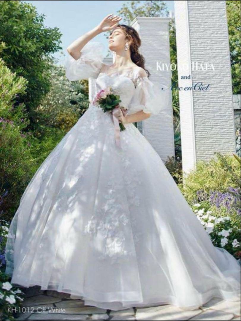 らぷ's SHOP【KIYOKO HATA】ウェディングドレス　9〜12号