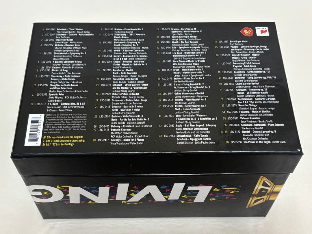 60CD◇Living stereo リマスタード・コレクターズ・エディション