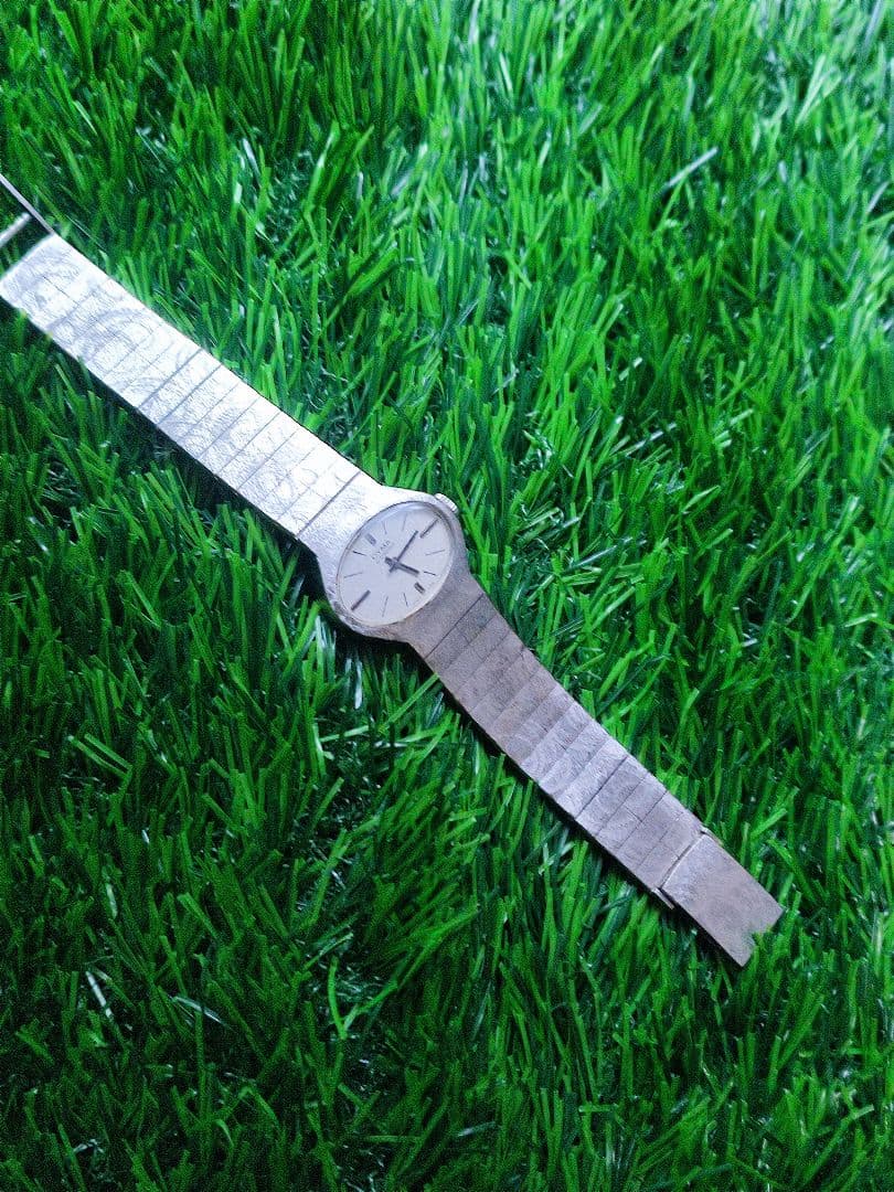 CYMA ホワイトゴールドメッキ、ユニークなエッチングデザイン