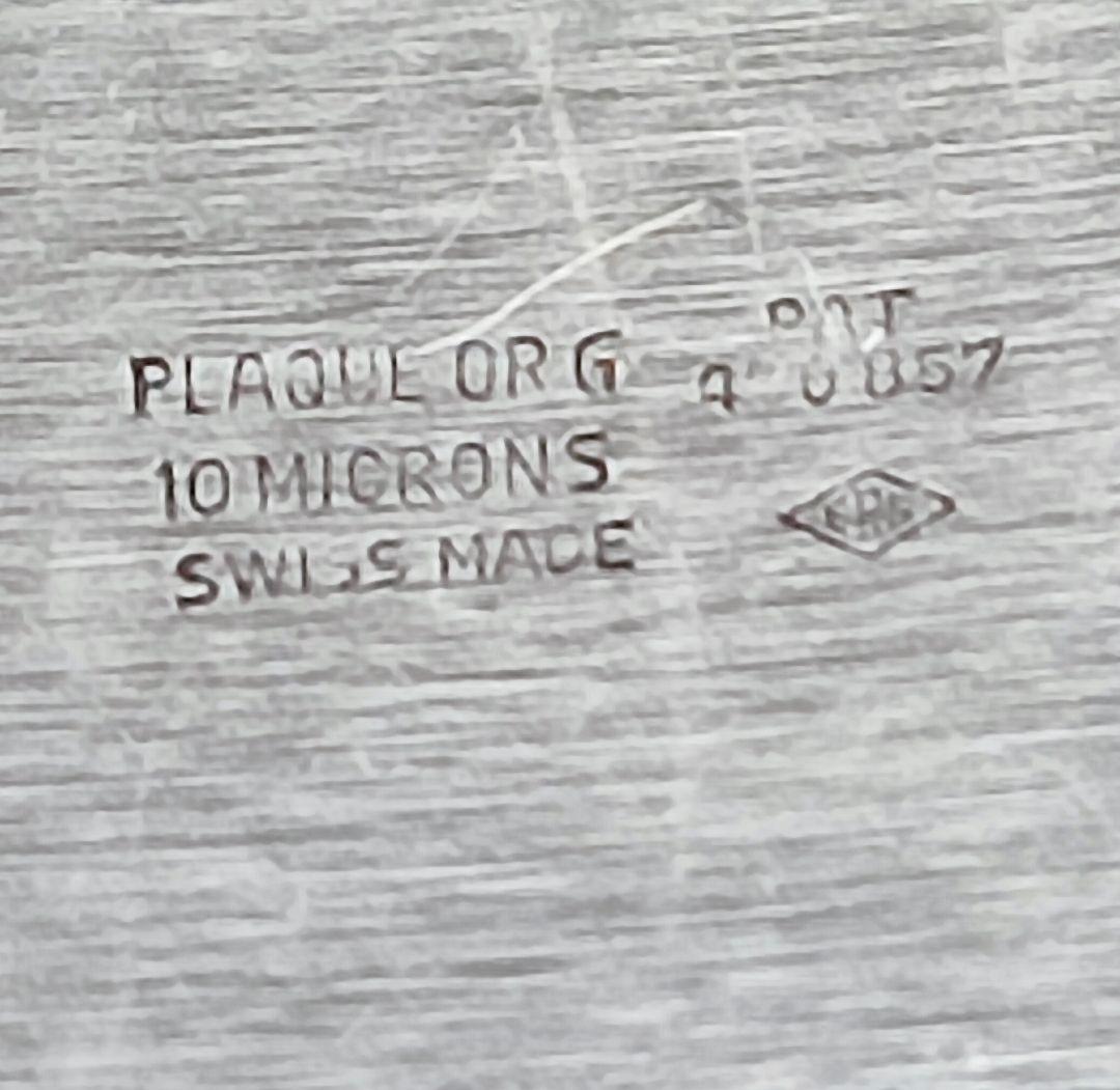 CYMA ホワイトゴールドメッキ、ユニークなエッチングデザイン