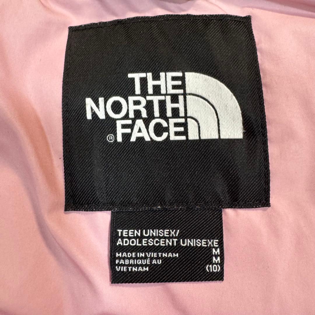 ノースフェイス ボアフリース ハイブリッドダウンジャケット ピンク 140