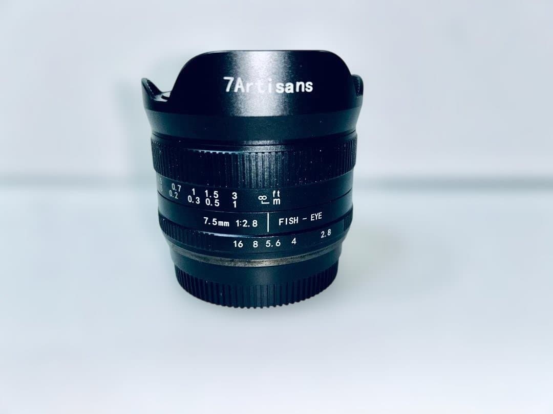 7Artisans 7.5mmF2.8FISH-EYE II ED Xマウント