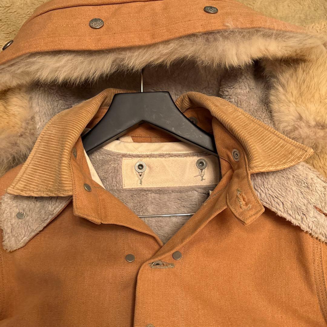 『希少』ブラウンダック　カバーオール　日本製　フェード　カーハート