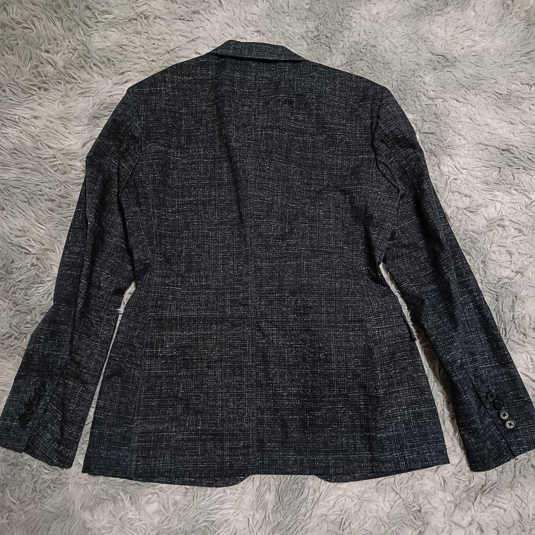 ジョゼフオム スーツ セットアップ クールドッツ ストレッチ ネイビー