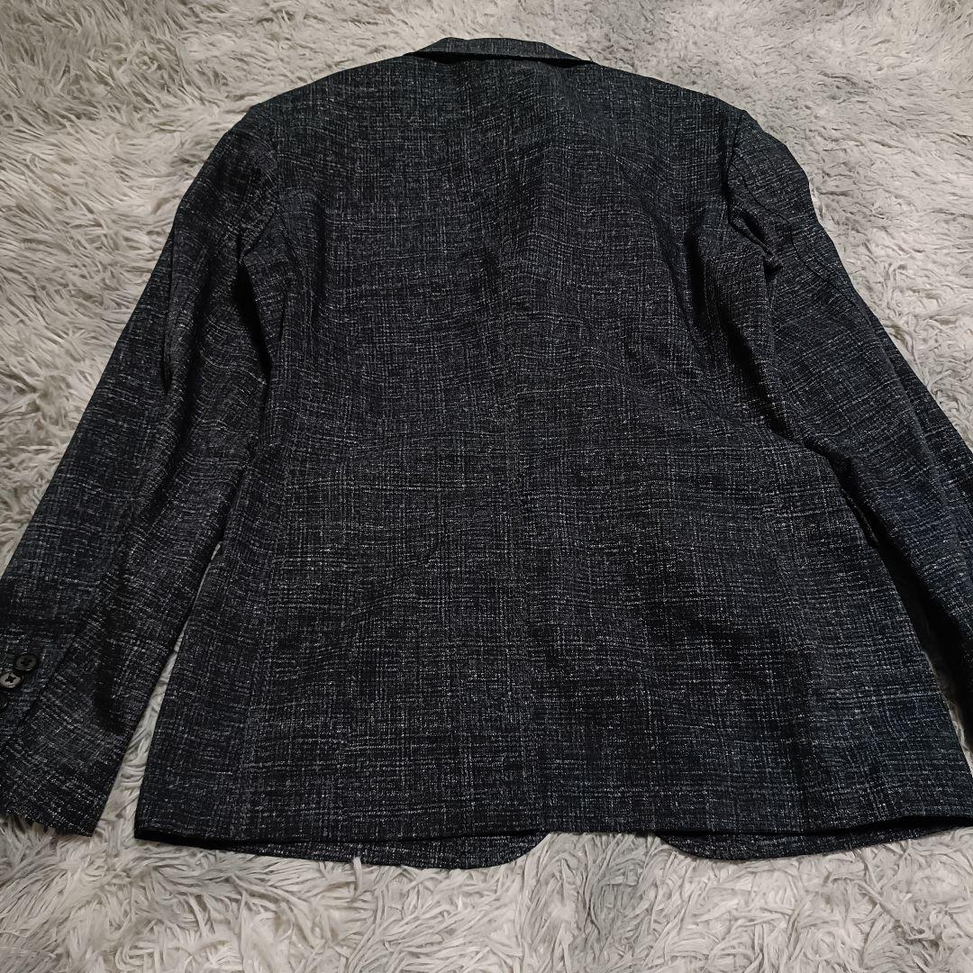 ジョゼフオム スーツ セットアップ クールドッツ ストレッチ ネイビー