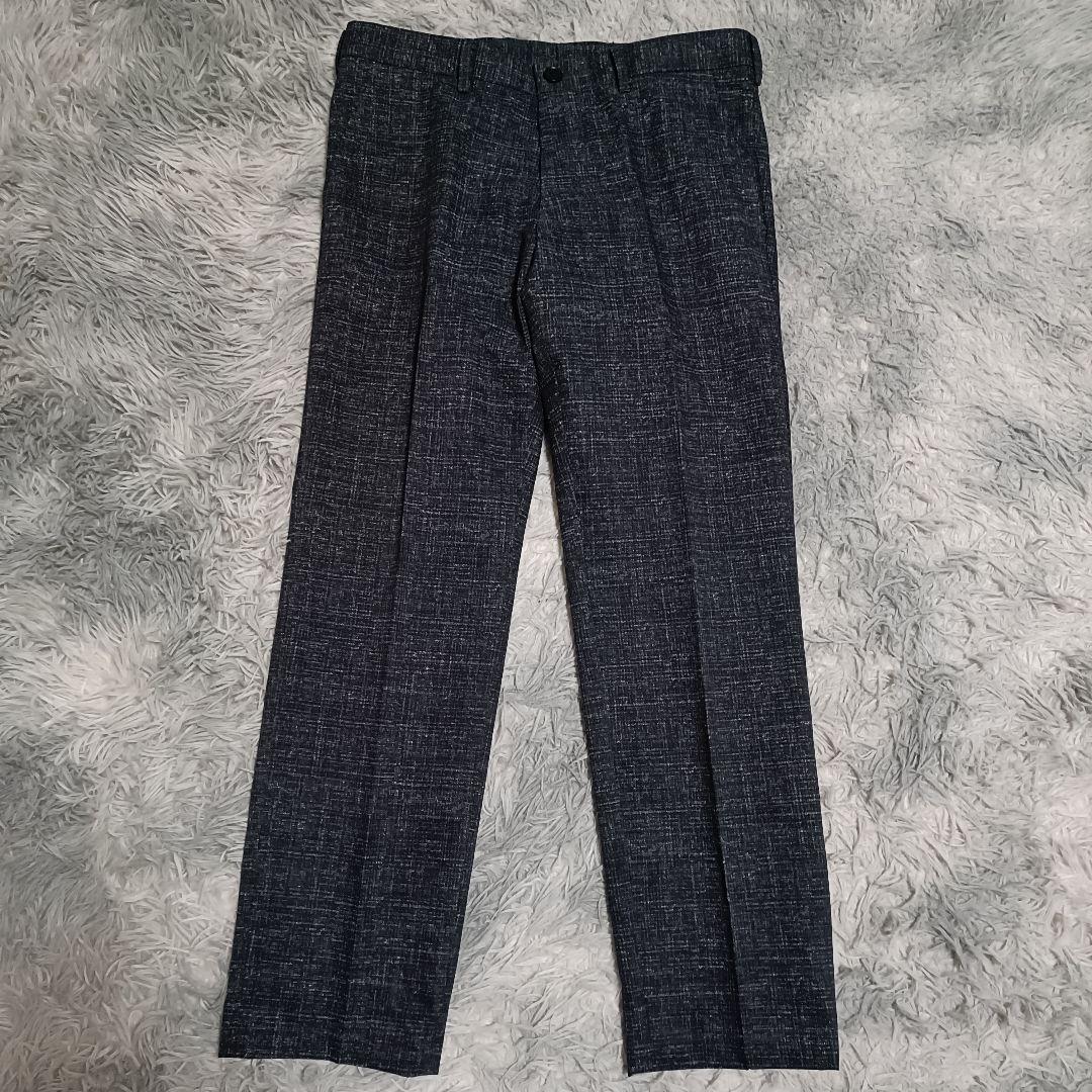 ジョゼフオム スーツ セットアップ クールドッツ ストレッチ ネイビー