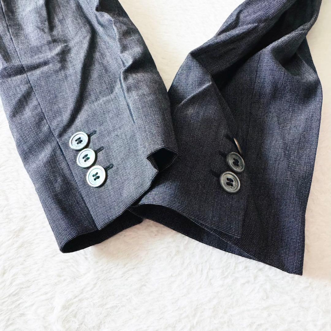 【美品】 マックスマーラ チェスターコート 38 ウール グレー ロング 銀タグ