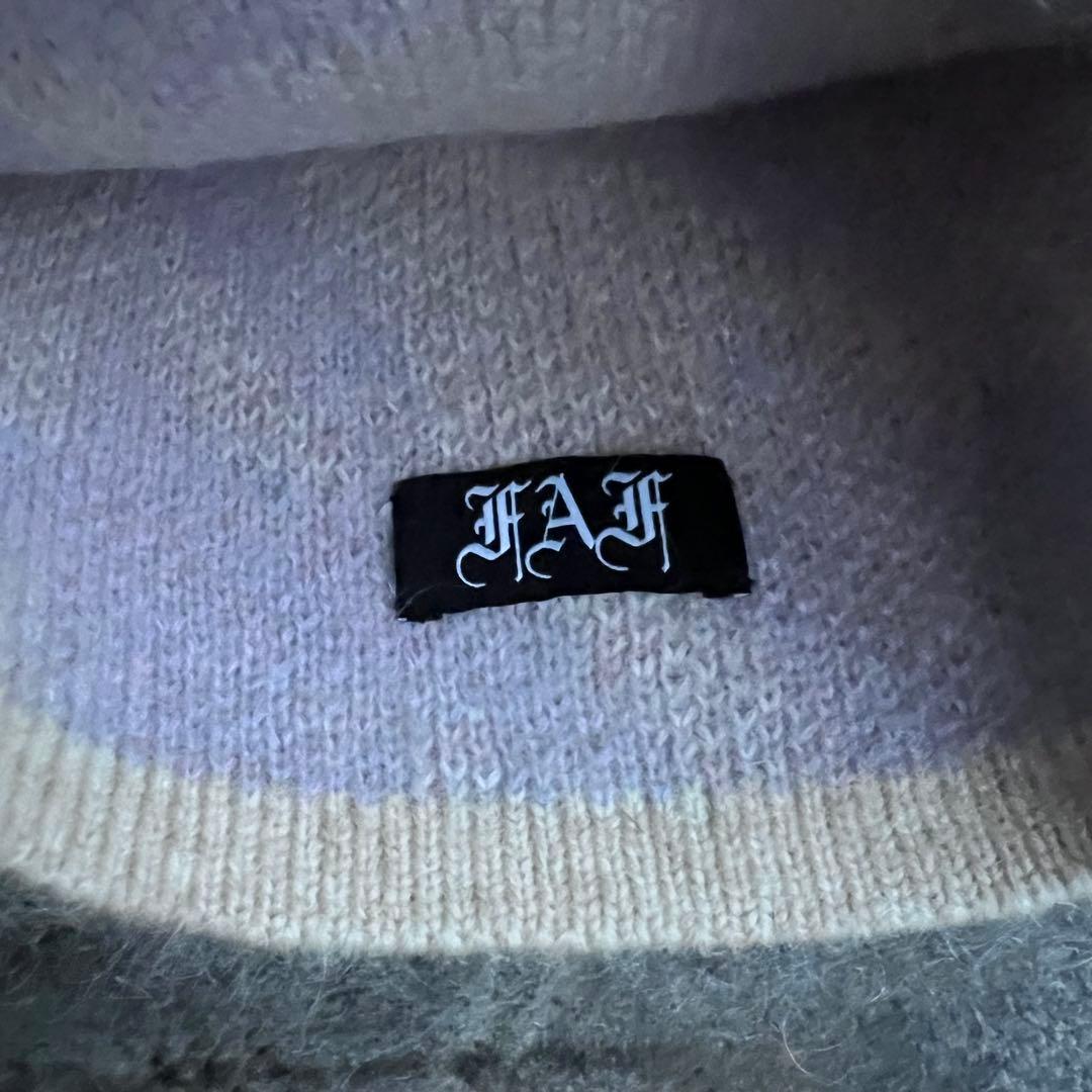 【完売品】faf HOUNDSTOOTH MOHAIR BEANIE