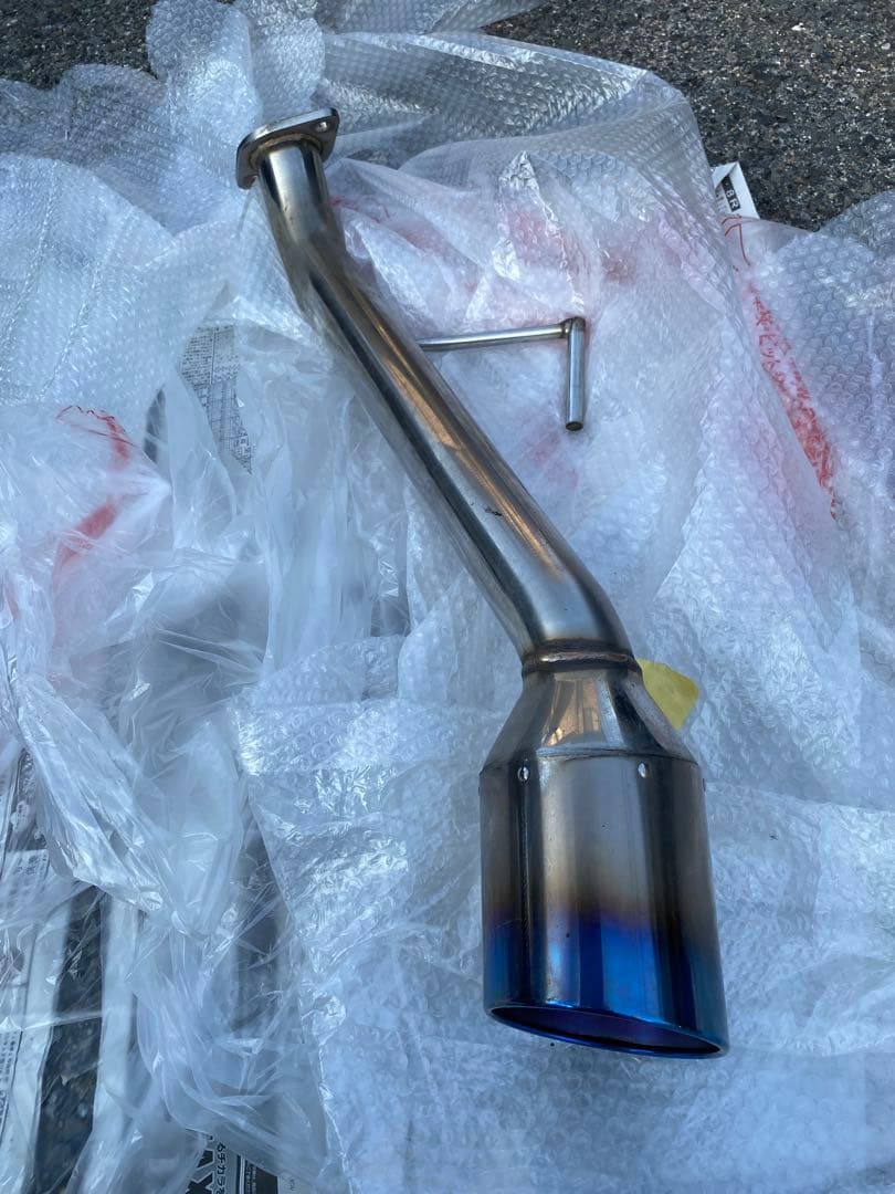 V37 スカイライン スリーキャッツ ストレートマフラー　リアピース