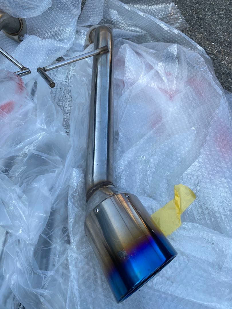 V37 スカイライン スリーキャッツ ストレートマフラー　リアピース