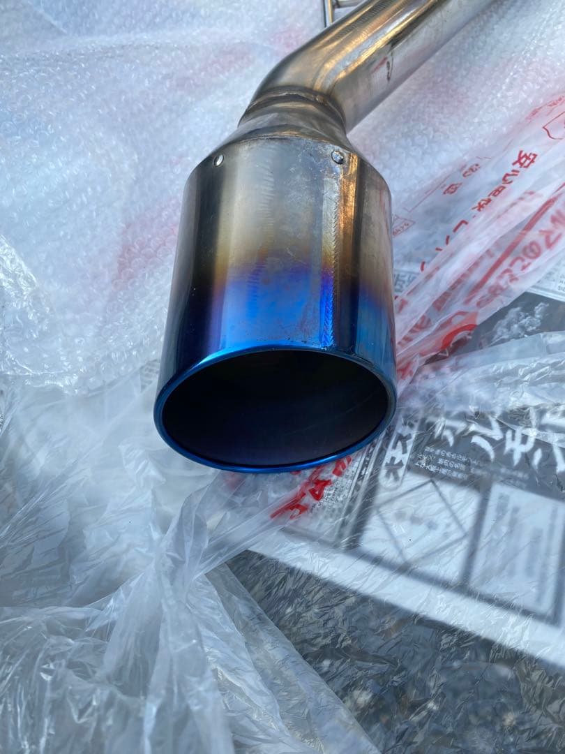 V37 スカイライン スリーキャッツ ストレートマフラー　リアピース