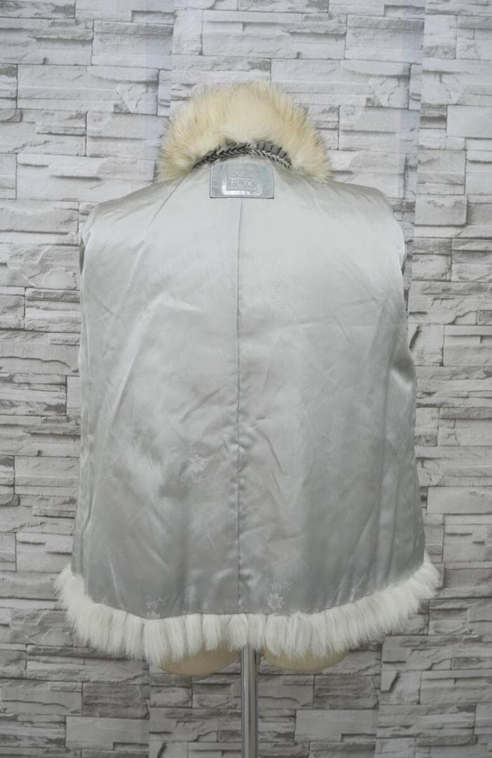 SAGA FOX サガフォックス ブルーフォックス ファーコート 毛皮 銀サガ