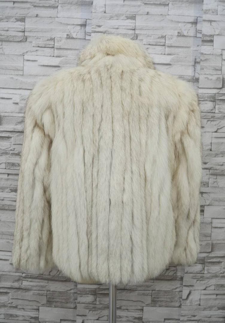 SAGA FOX サガフォックス ブルーフォックス ファーコート 毛皮 銀サガ