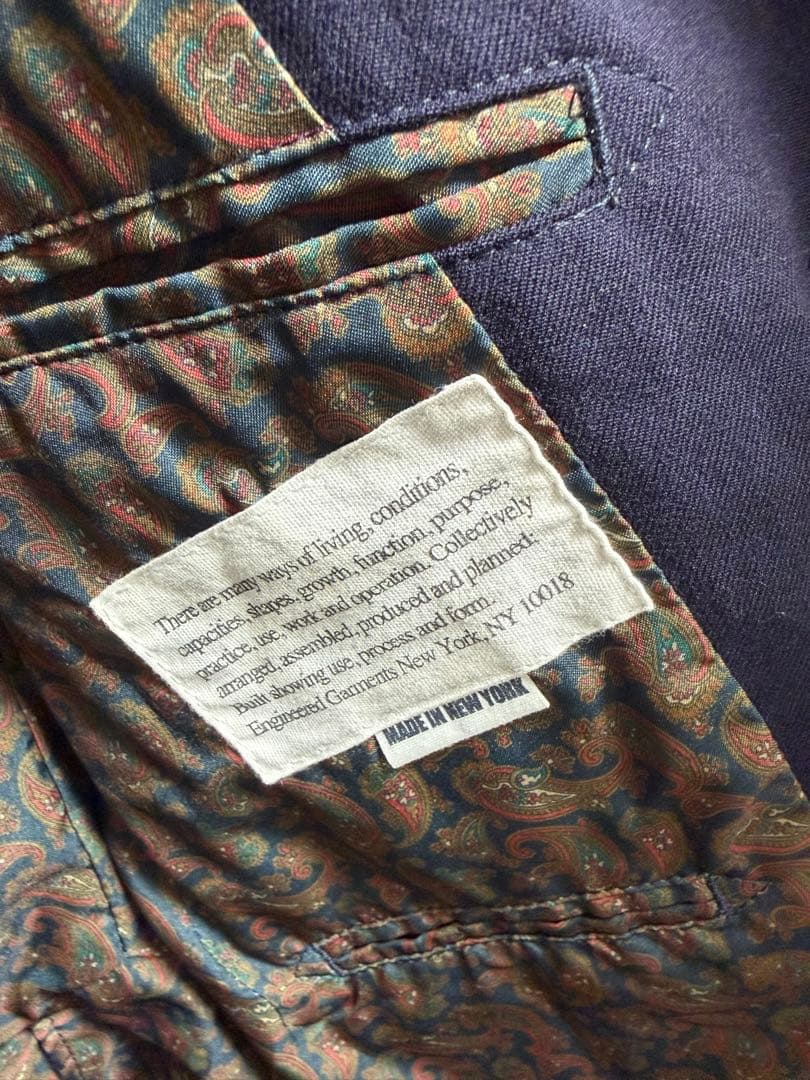 ENGINEERED GARMENTS ノーフォークジャケットXS美品　S