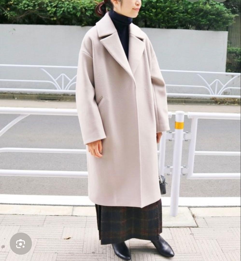 IENA manteco オーバーチェスターコート　ナチュラル