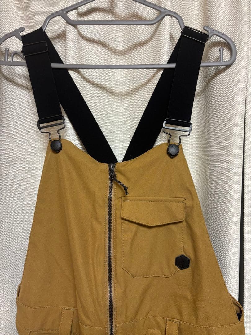 volcom リブパンツ オーバーオール スノーボードウェア