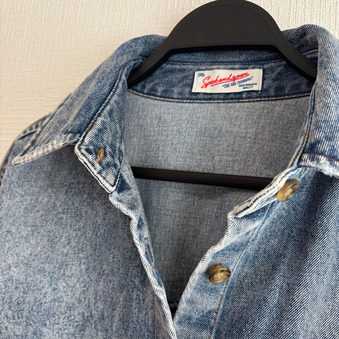 Spick and Span 11ozデニムシャツジャケット 36