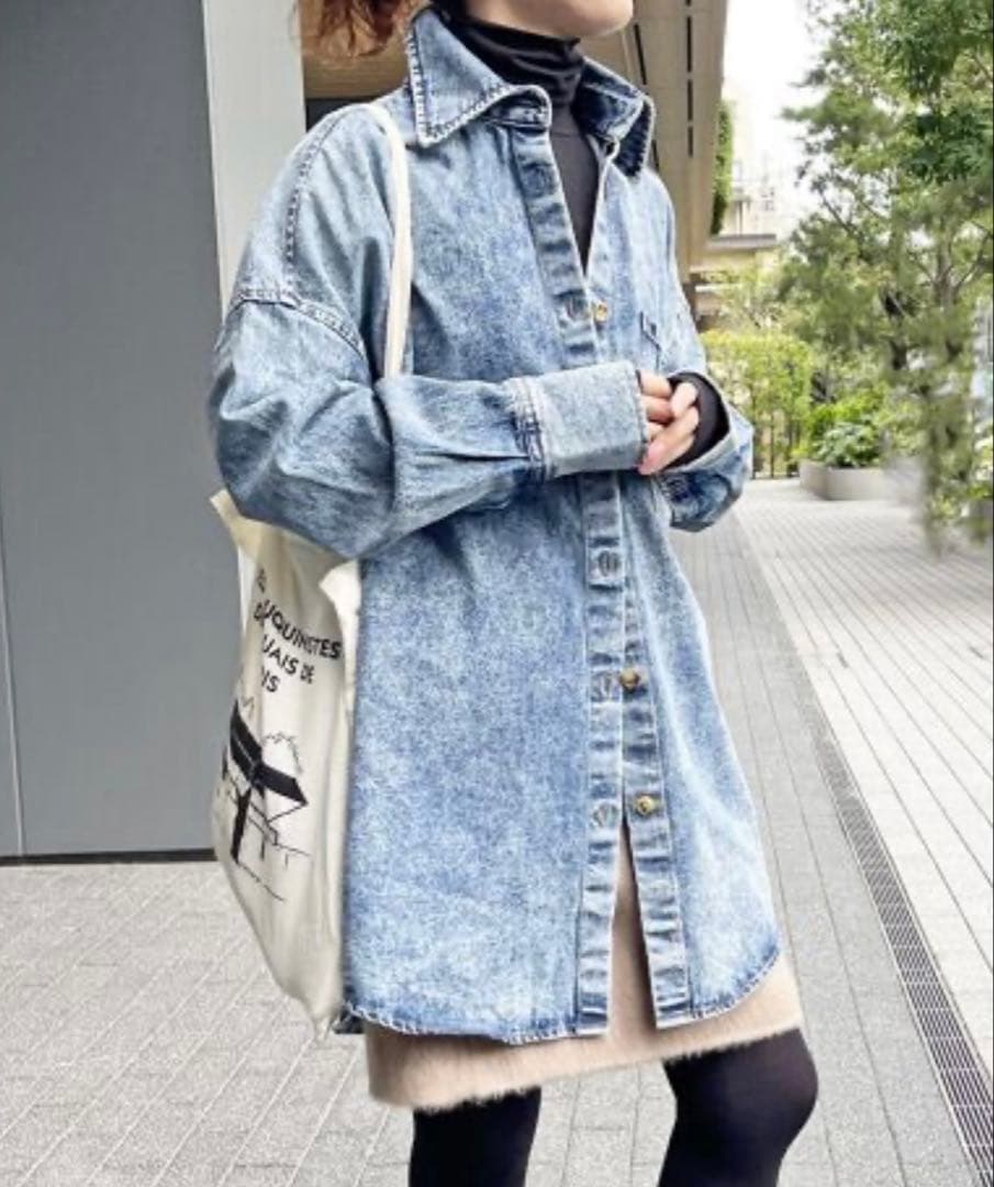 Spick and Span 11ozデニムシャツジャケット 36
