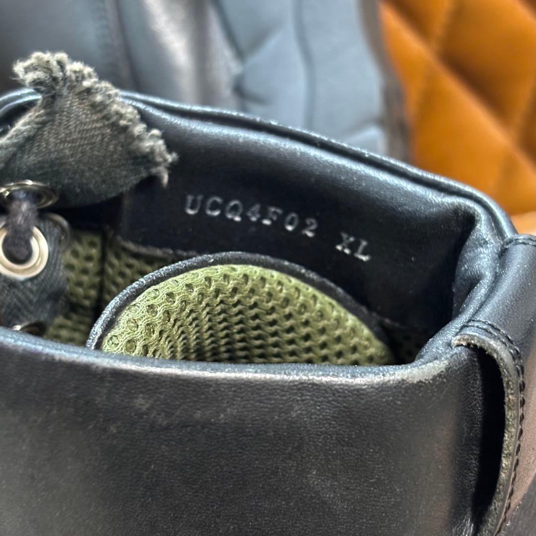 undercover scabジップブーツ　黒　レザー　XL アンダーカバー