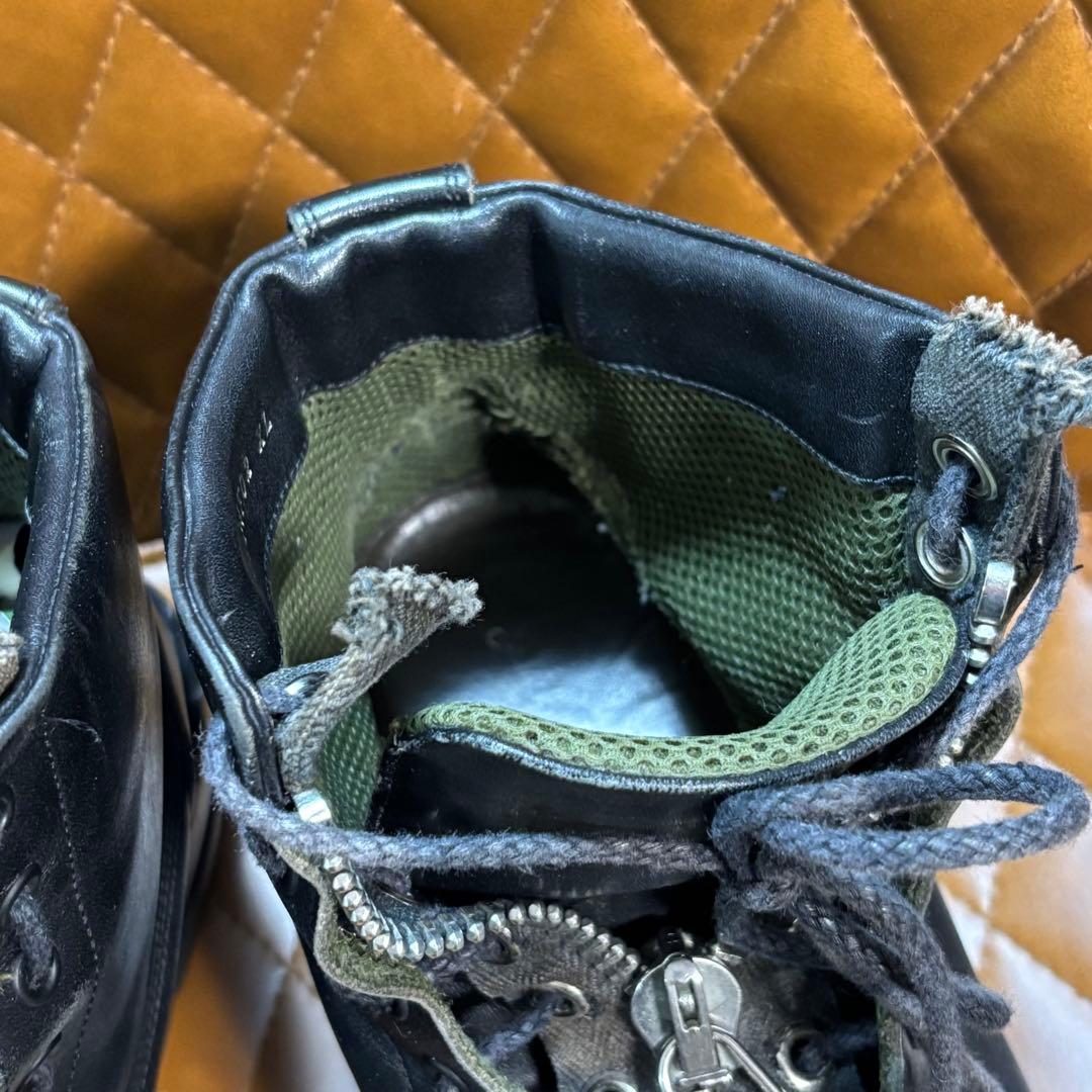 undercover scabジップブーツ　黒　レザー　XL アンダーカバー