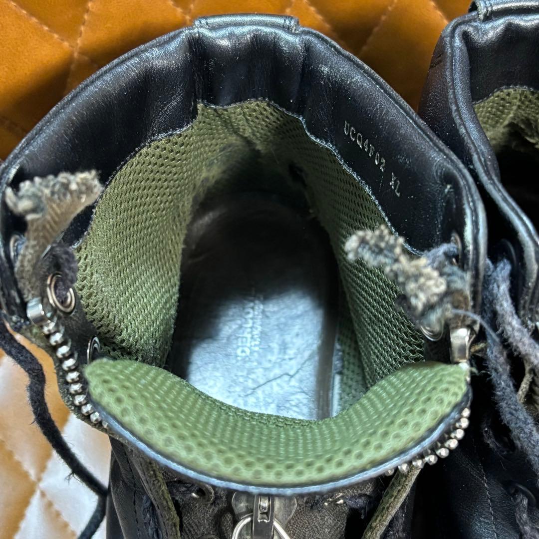 undercover scabジップブーツ　黒　レザー　XL アンダーカバー