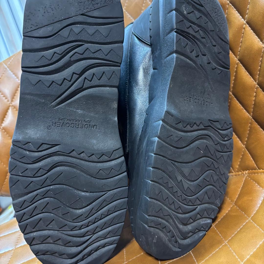 undercover scabジップブーツ　黒　レザー　XL アンダーカバー