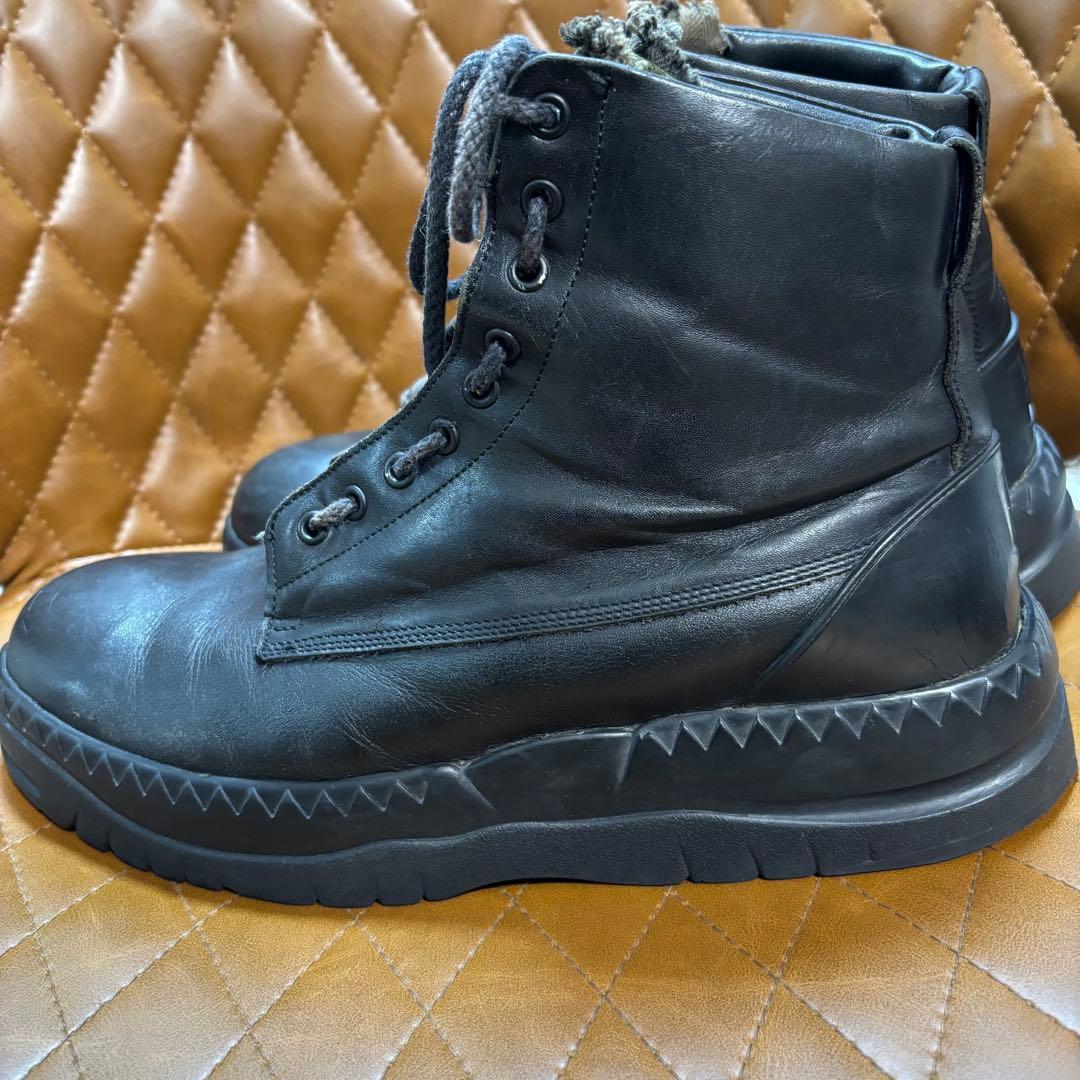 undercover scabジップブーツ　黒　レザー　XL アンダーカバー