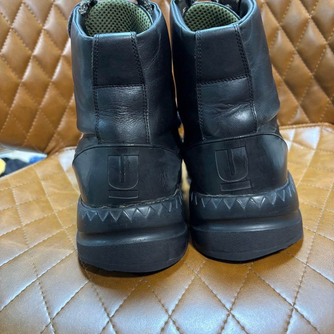 undercover scabジップブーツ　黒　レザー　XL アンダーカバー