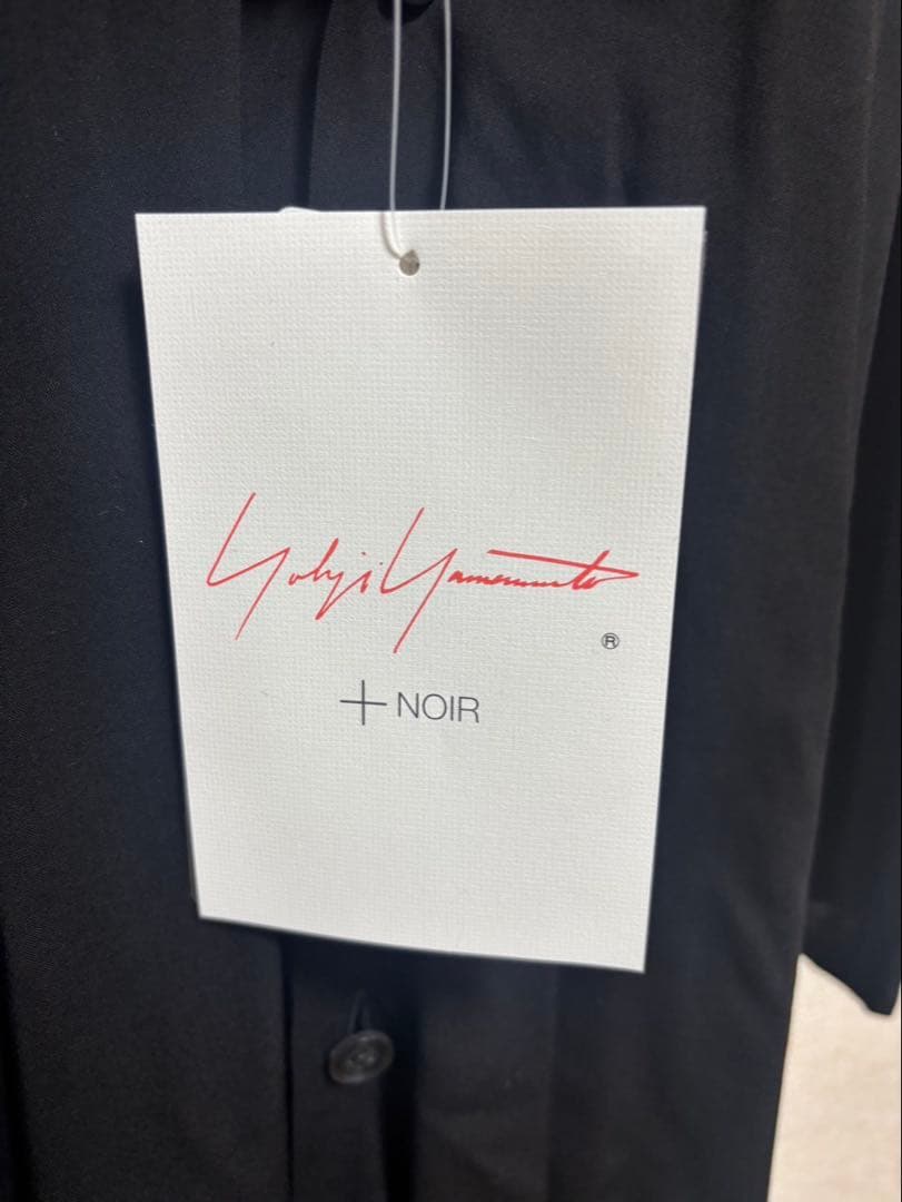 YohjiYamamoto +NOIR ブラック　シャツワンピース　サイズ1