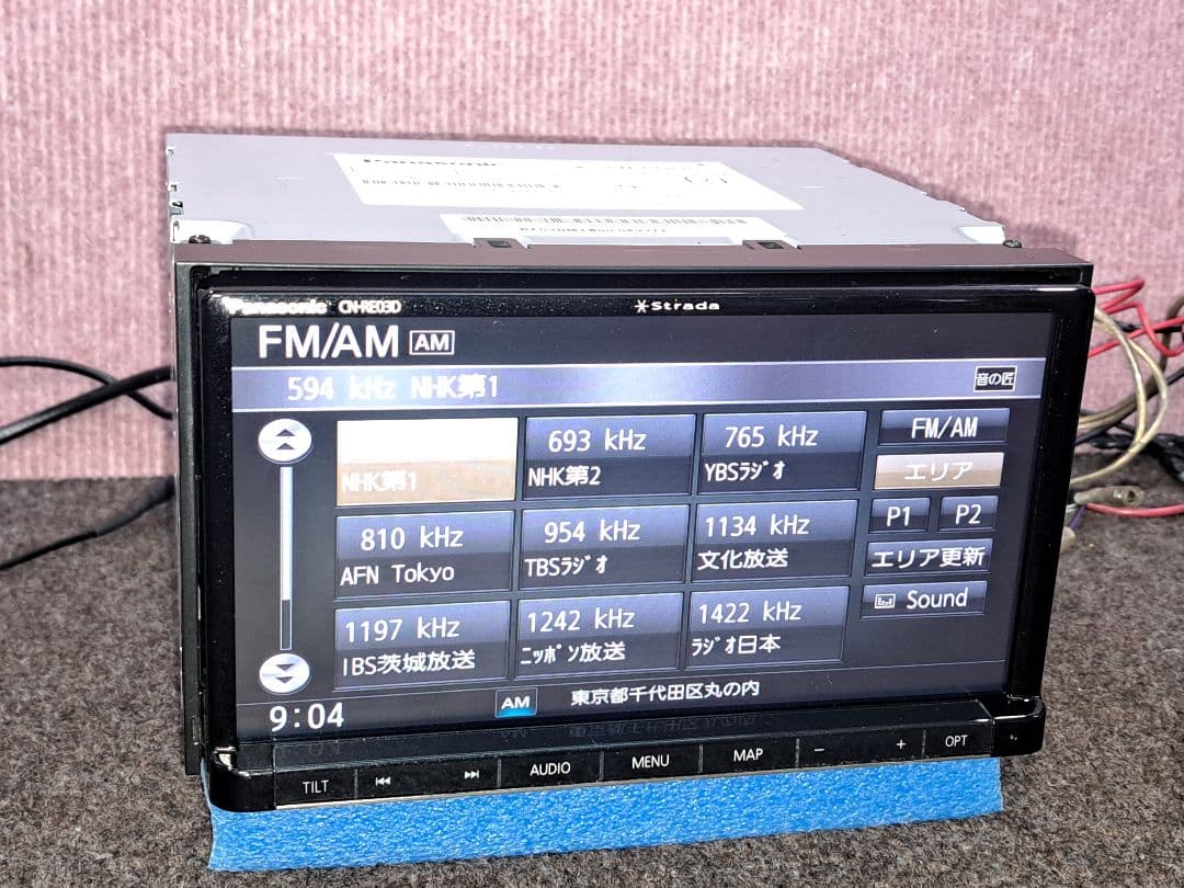 タッチ新品!★Strada CN-RE03D BT対応・DVD・地デジ★動作良好