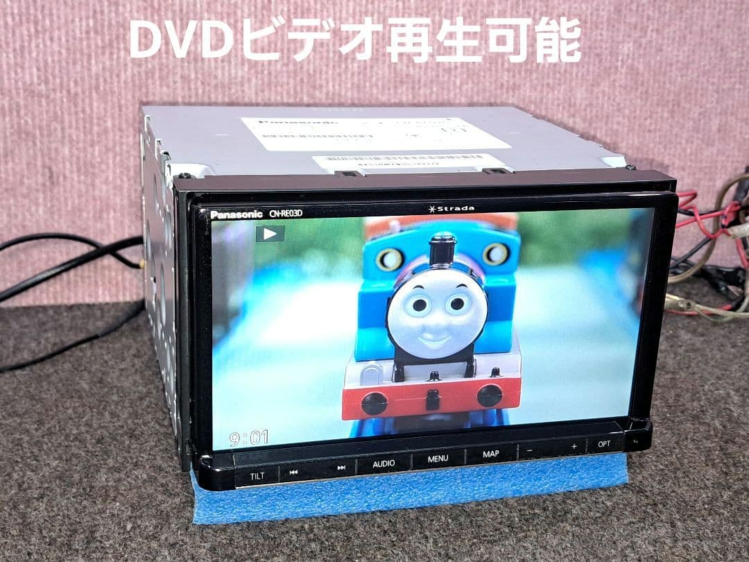 タッチ新品!★Strada CN-RE03D BT対応・DVD・地デジ★動作良好