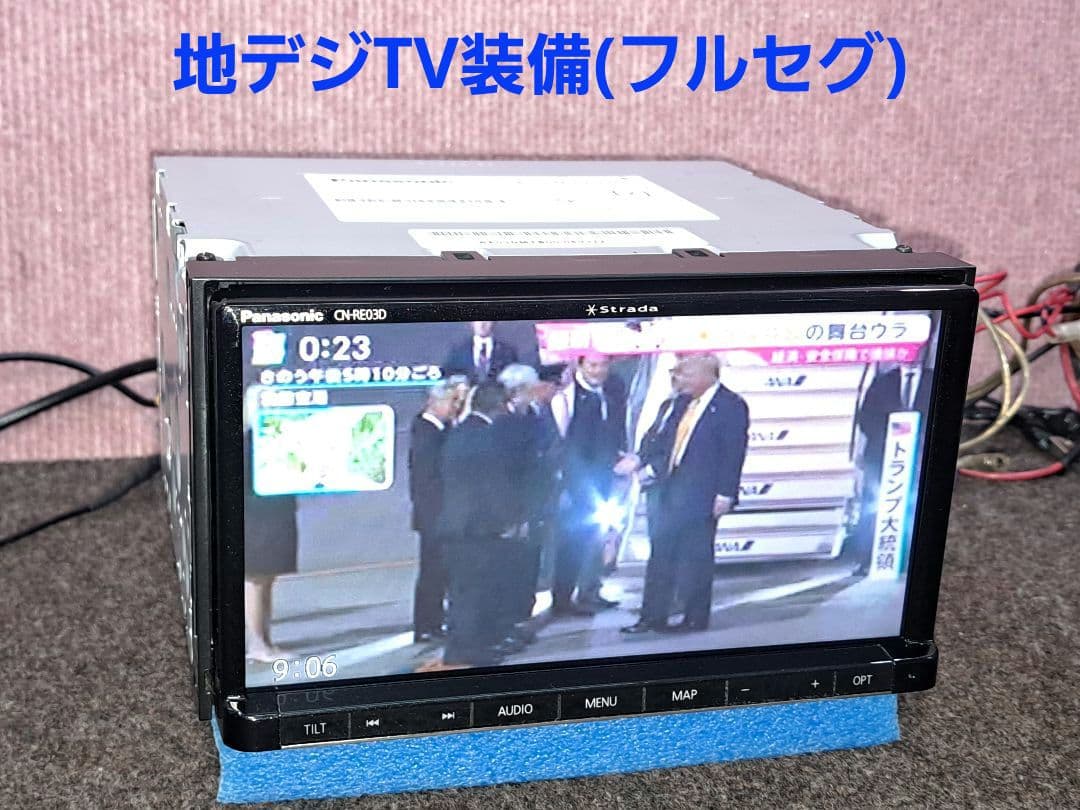 タッチ新品!★Strada CN-RE03D BT対応・DVD・地デジ★動作良好