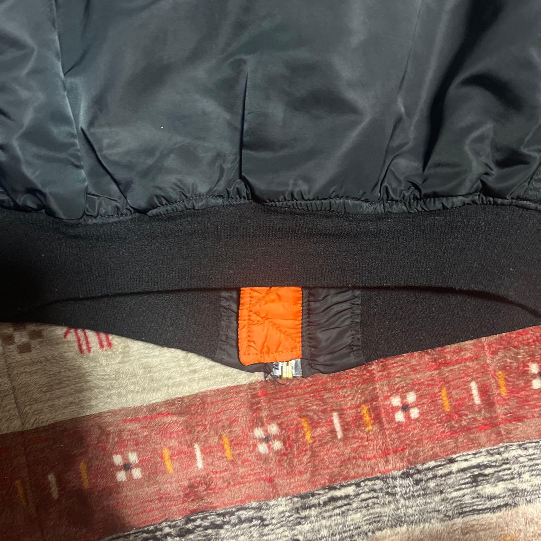 希少❗️90s alpha MA-1フライトジャケットusa製　ブラック