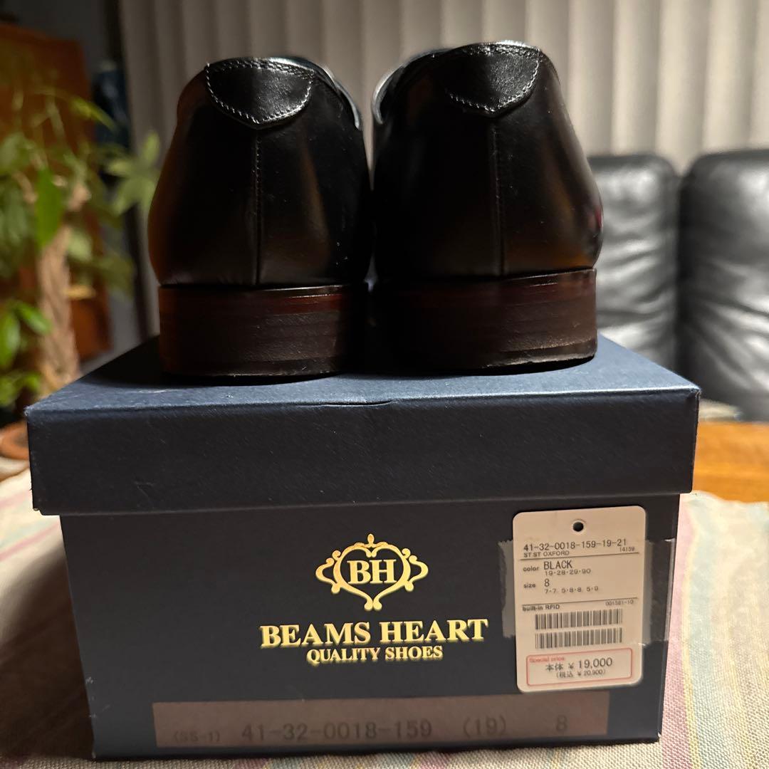 ビームスハート レザー・シューズ 26cm ストレートチップオックスフォード