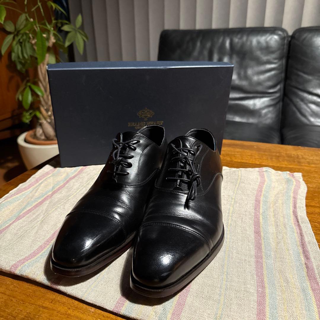 ビームスハート レザー・シューズ 26cm ストレートチップオックスフォード